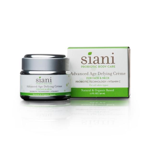 Natural Probiotics Advanced Age Defying Cream Moisture - Infusing Probiotics for Naturally Youthful Skin | Siani Probiotic Body care