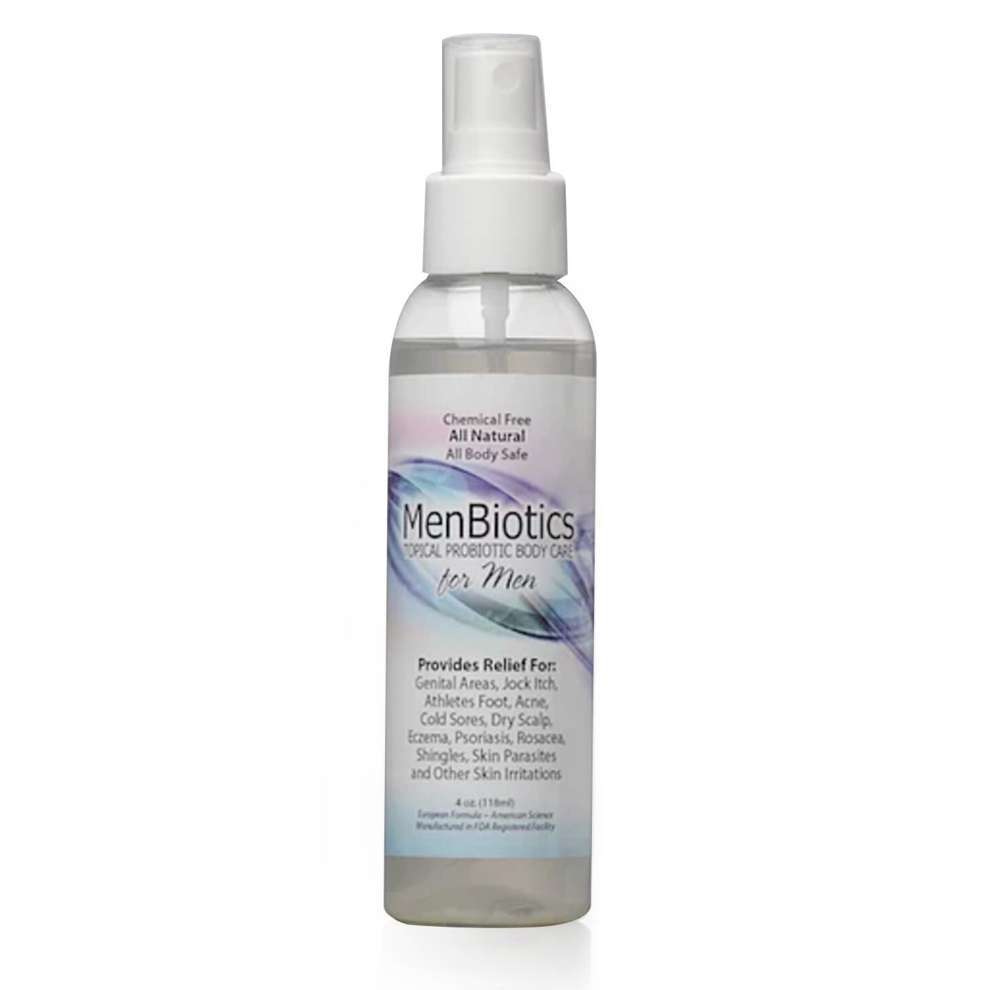 Topical Probiotic Skin Spray For Men Moisturizes Reduces Inflammation