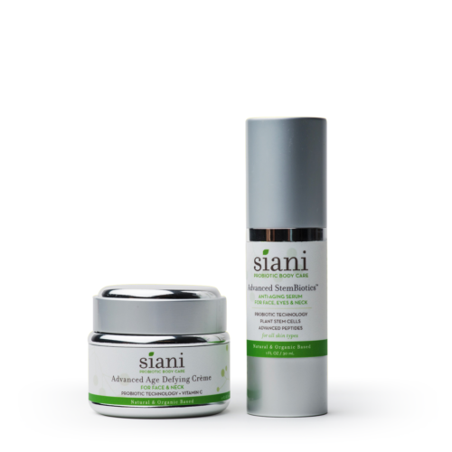Natural Probiotics Advanced Anti-Aging Skin Care Duo | Siani Probiotic Body Care
