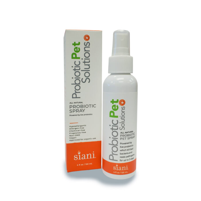 Siani Probiotic Pet Solutions - Probiotic Spray Packaging