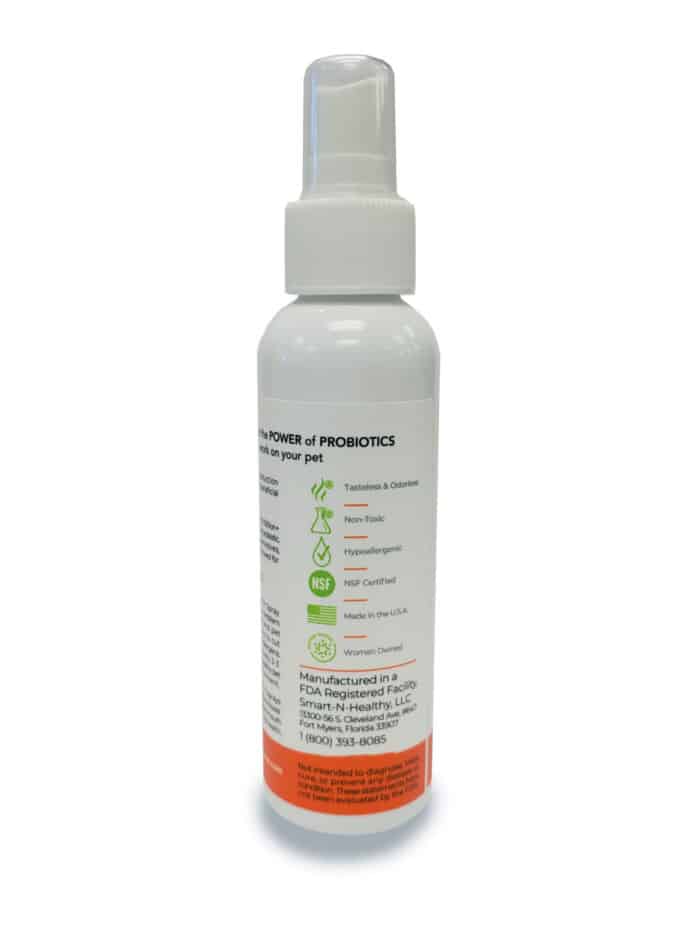Siani Probiotic Pet Solutions - Probiotic Spray Side