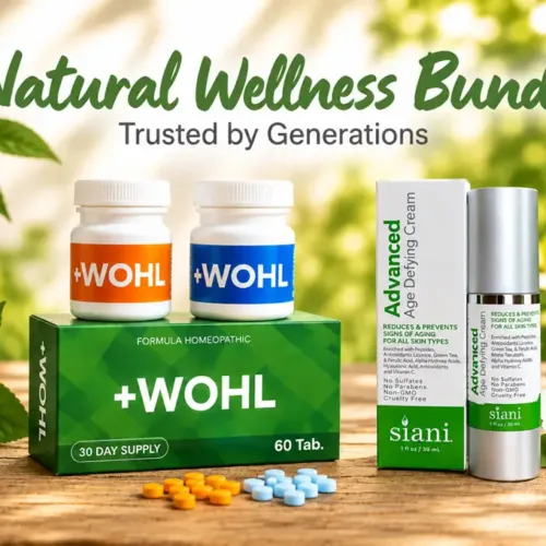 Wohl German Formulated Homeopathic Remedy Inflammation and Pain Cream and Single Tablet Package Bundle