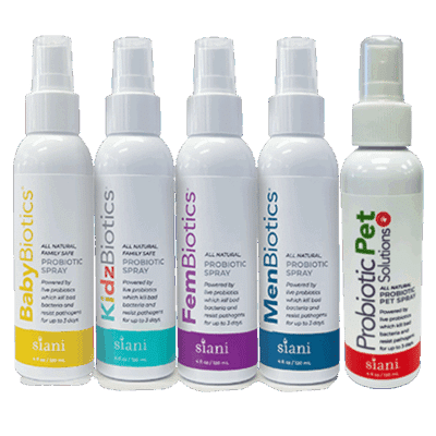 Natural Probiotics Sprays | Siani Probiotic Body Care
